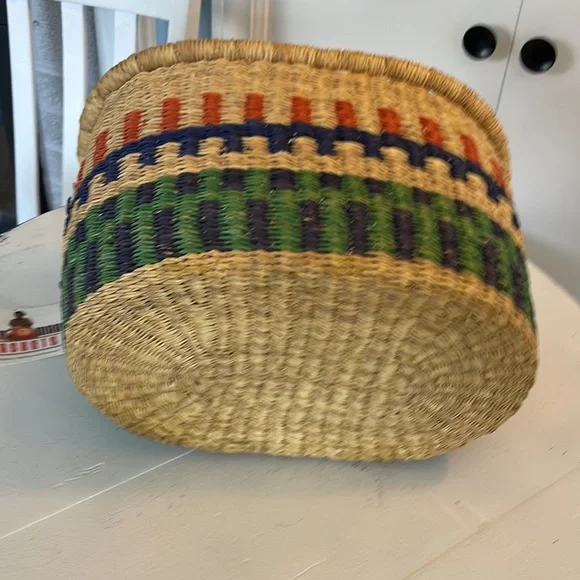 African market bicycle basket multicolored - Picture 7 of 15